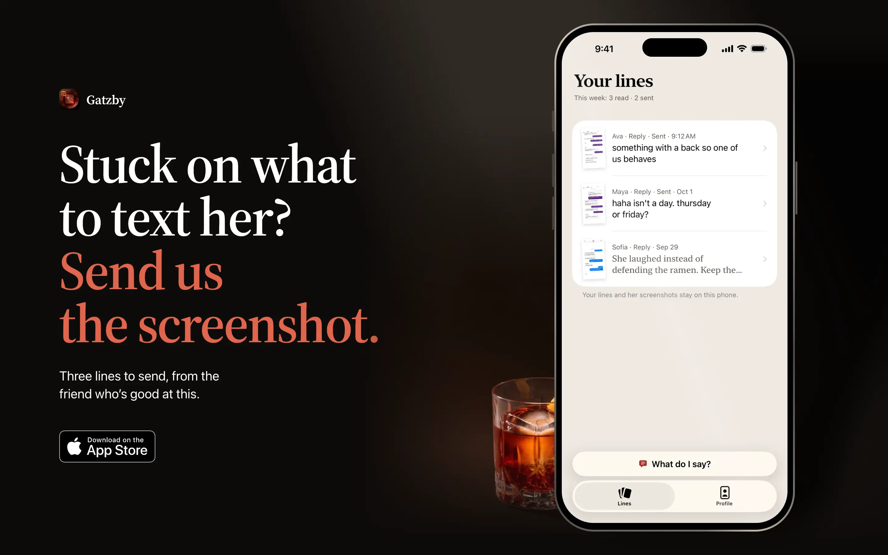 Gatzby, Mobile app